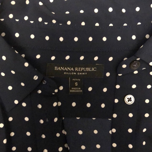 Banana Republic long sleeve button down blouse - Picture 3 of 3